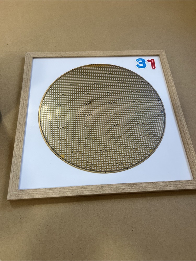 Collection 200mm pattern Silicon wafer  735um Beautiful Wafer With A Frame