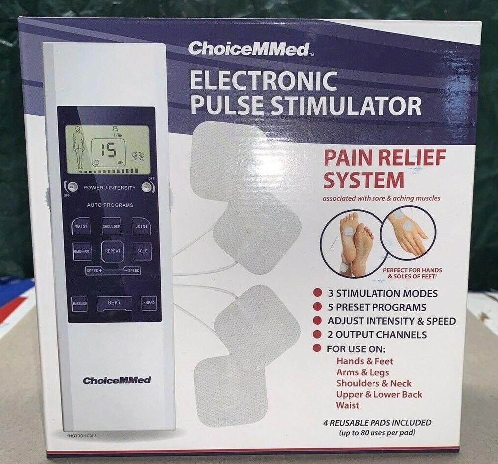 Electronic Pulse Stimulator by ChoiceMMed 3-Modes, 5-Presets Model MDTS111