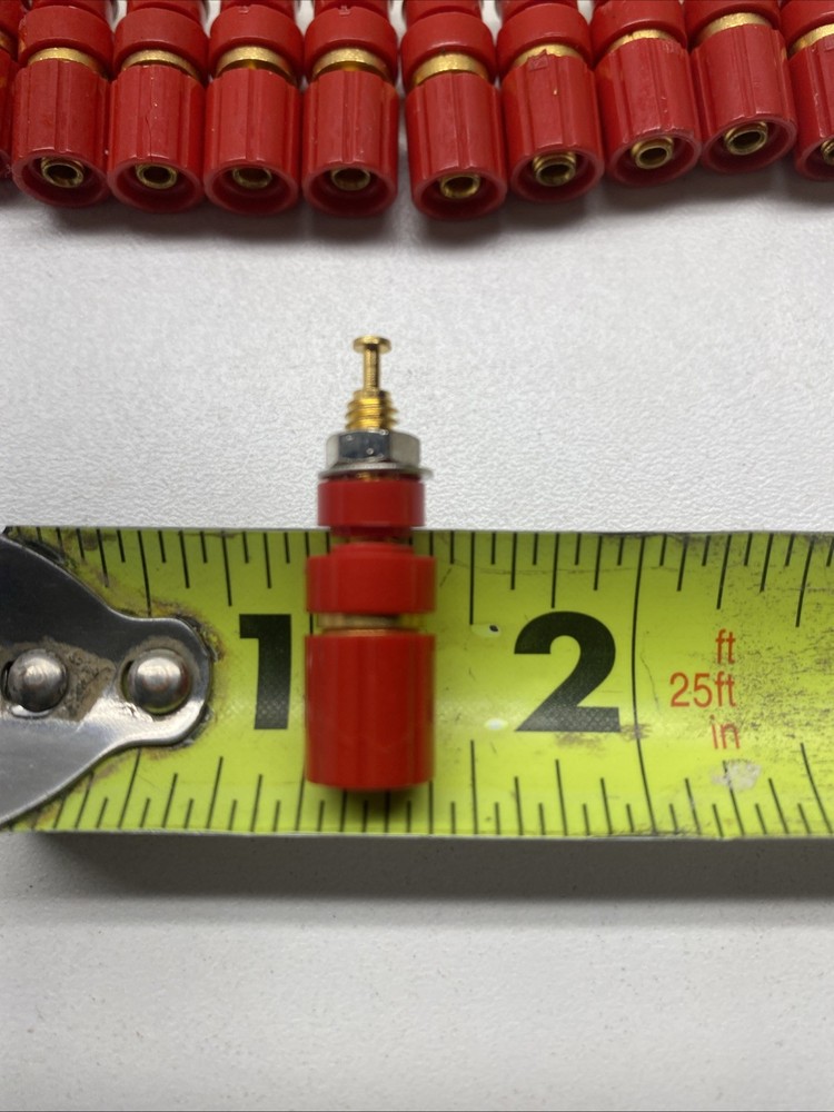 Gold Binding Post Banana Jack Insulated(20PC)…B20-5