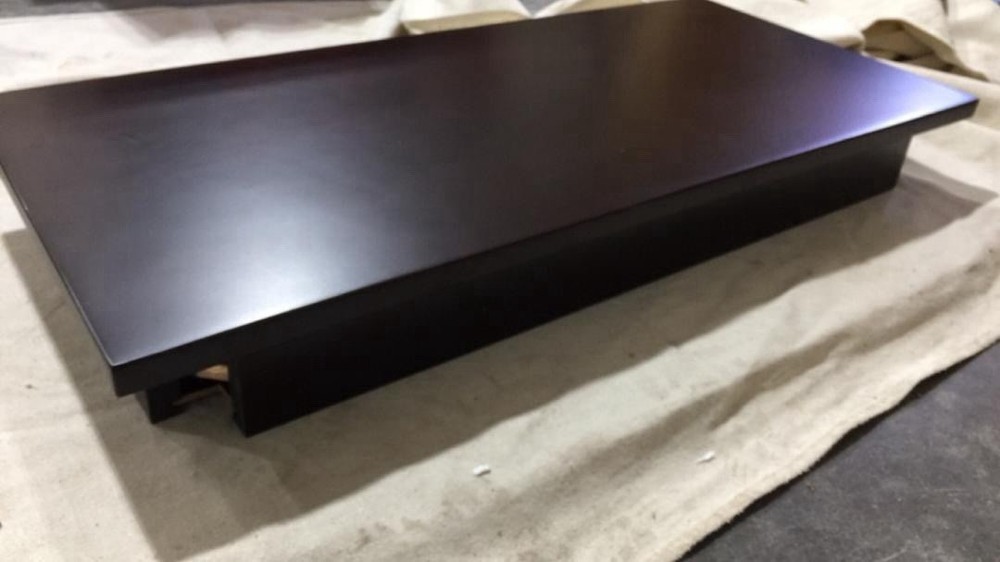 Solid Wood Top Deep Dark Mahogany Piano Bench New In Box