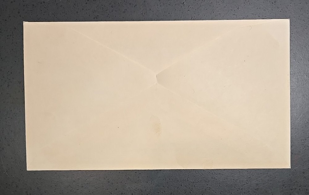 Bright Purple Eagle Stamped Envelope FDC, Scott # U550, 5 Cent, 1965