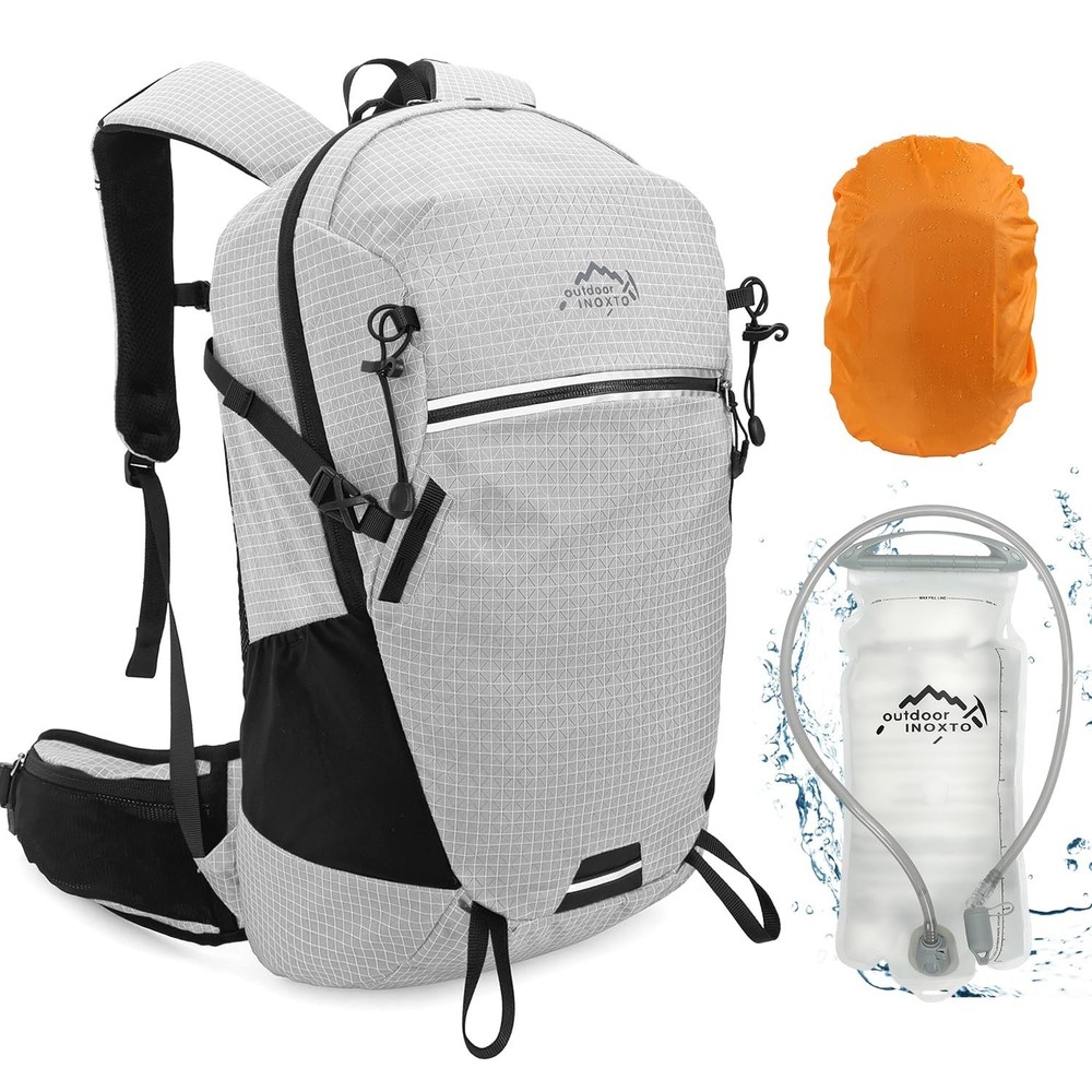 Hydration Backpack, 25L Hiking Backpack with 3L Water Bladder and Rain Cover,...