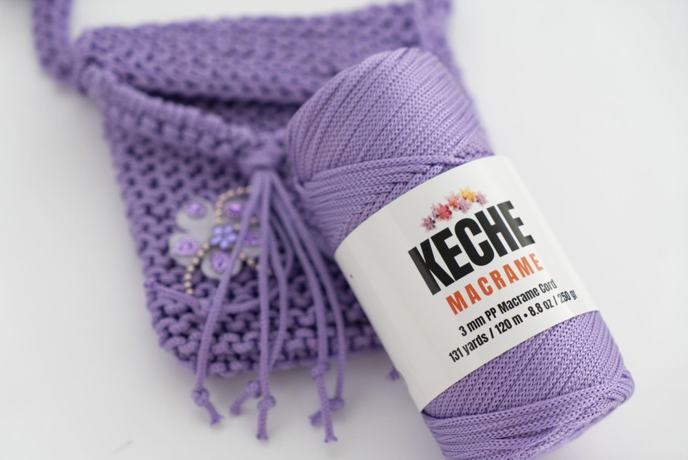 Macrame Cord | Macrame Supplies 3mm Polyester Macrame Rope Yarn for Table Run...