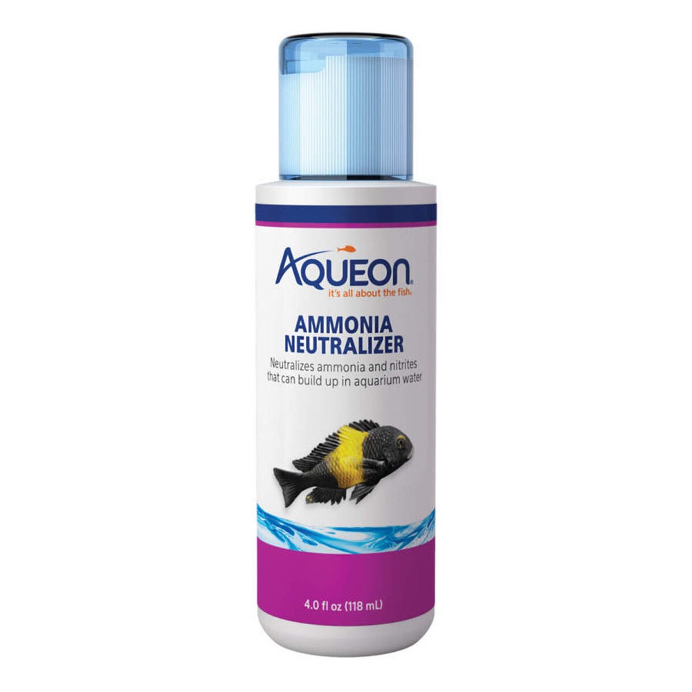 Aqueon Ammonia Neutralizer 4 oz Neutralizes Ammonia and Nitrites
