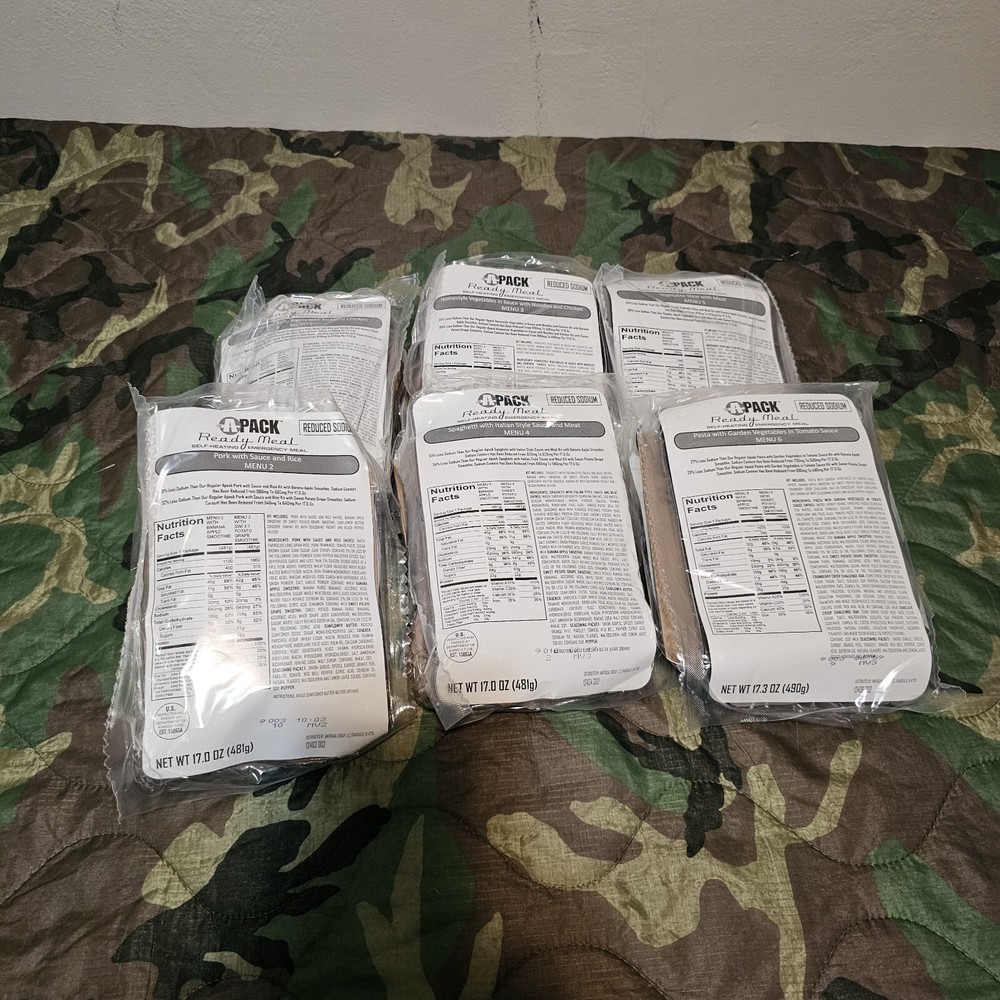 USGI OCP Multicam Assault Pack/Bugout Bag 6 MRE Survival Bundle