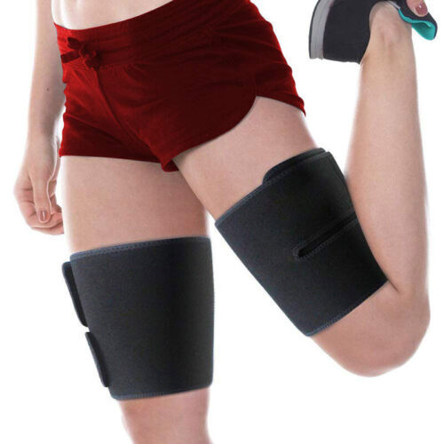 Compression Brace Wrap Thigh Sleeve Support Hamstring Groin Quad Pain Relief Gym