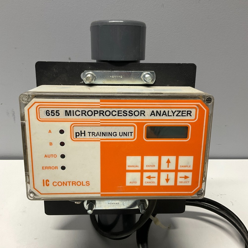 IC Controls 655 Microprocessor Analyzer - pH Training Unit Tested