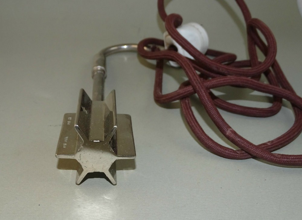 1930-40s Old Vintage Germany Water Tea Chromed Immersion Heater PROTOS w/Box