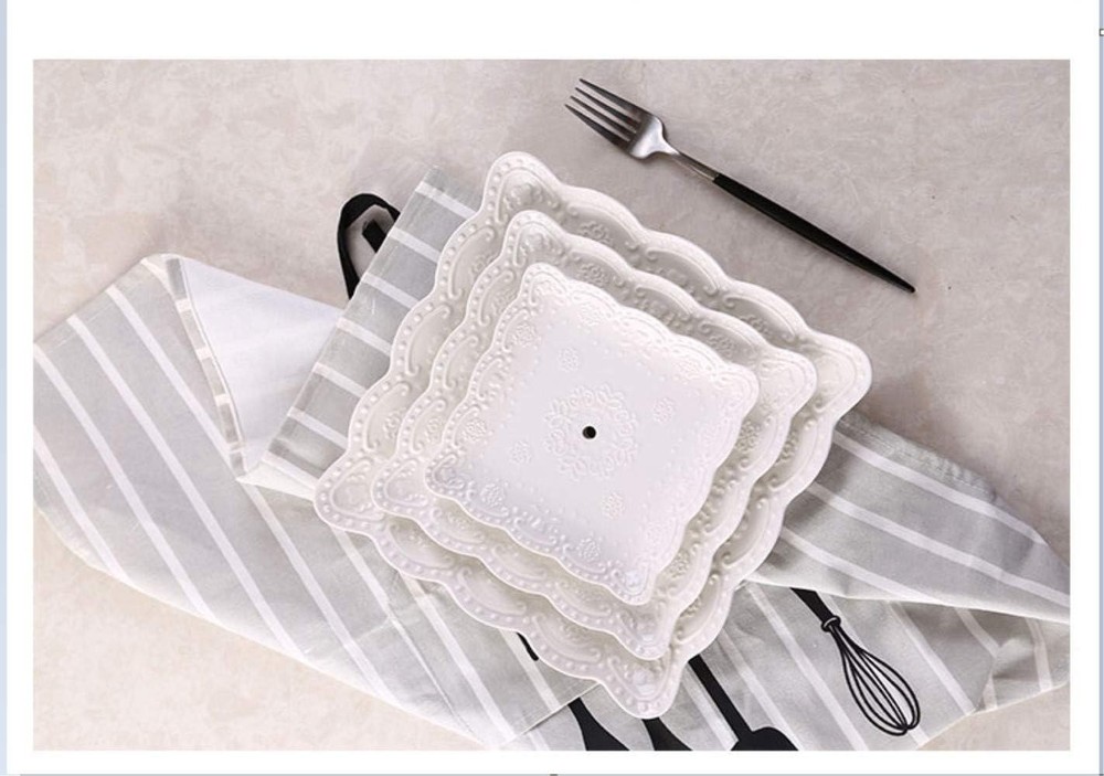 Dishwasher Safe 3-Tier Square Cake Stand – Elegant Display for Desserts & Snacks