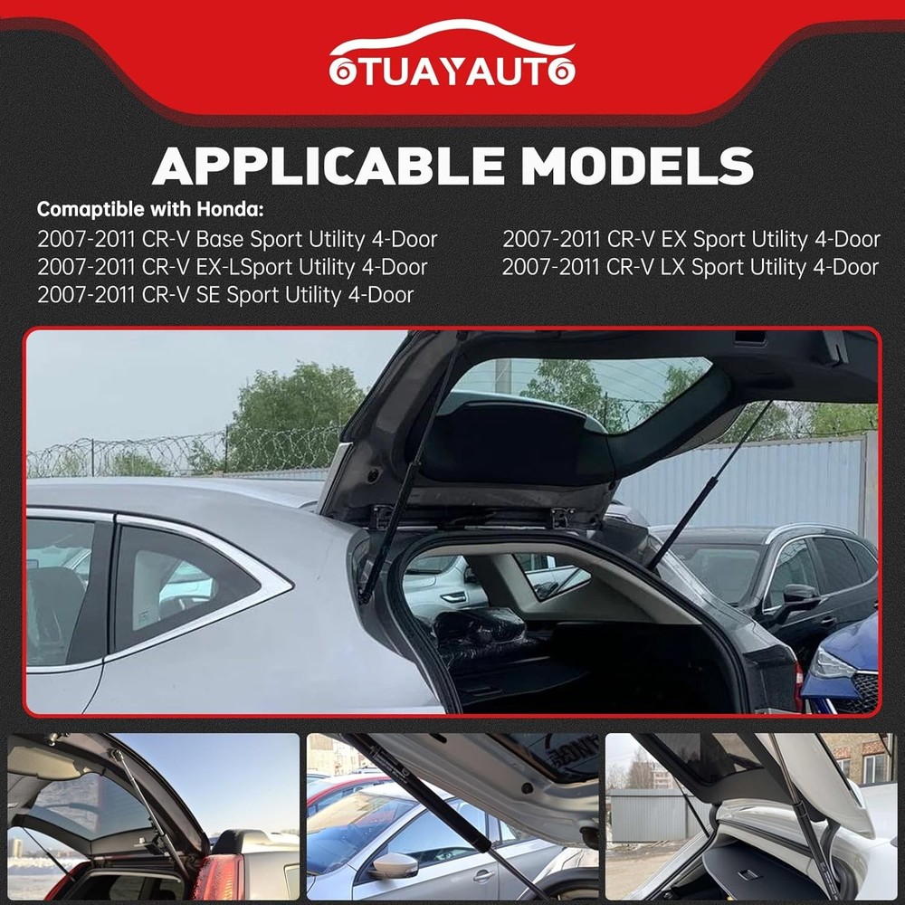 OTUAYAUTO Rear Hatch Tailgate Lift Support Shocks Struts Replacement for Honda