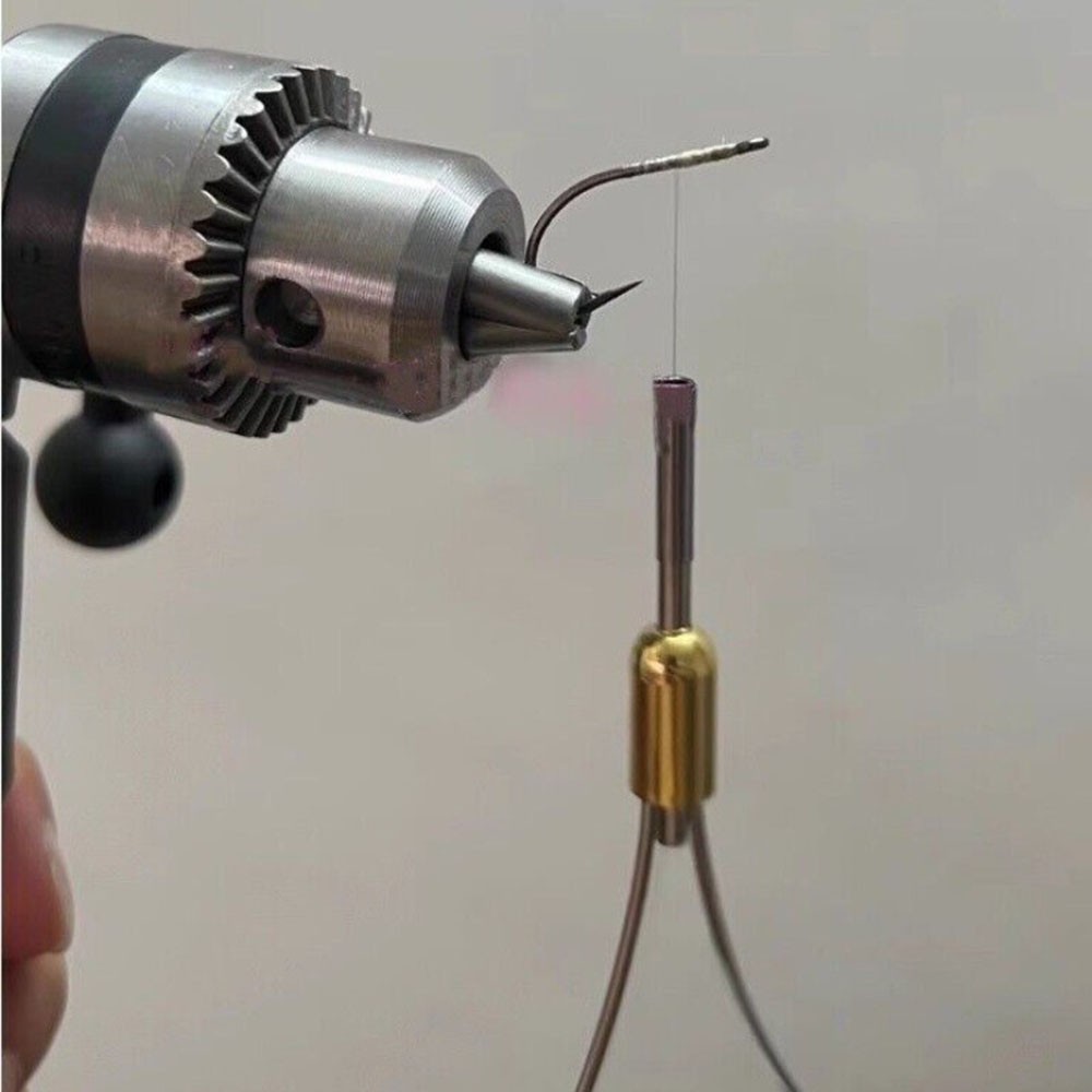 Fly Tying Vise Rotatable Hook Binding Tool Stainless Steel Adjustable Height