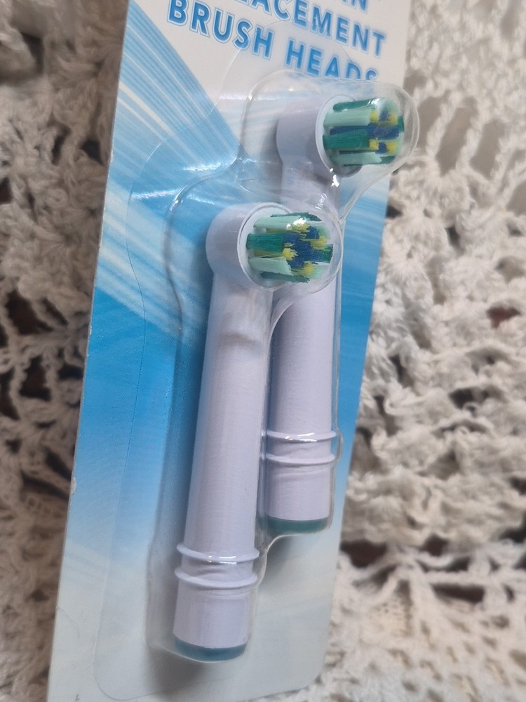 INTERPLAK by Conair Opticlean Replacement Brush Heads 2 Pack Sealed In Package