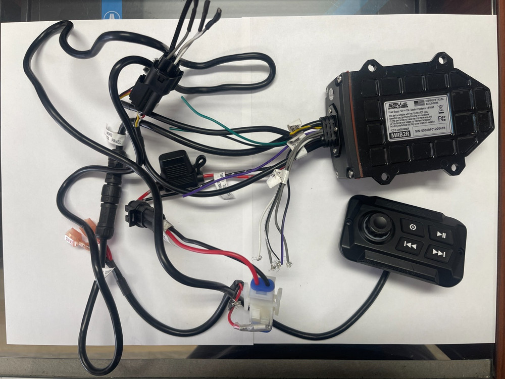 SSV Works Amplifier with Bluetooth Controller made for CAN-AM Ryker amp MRB2R