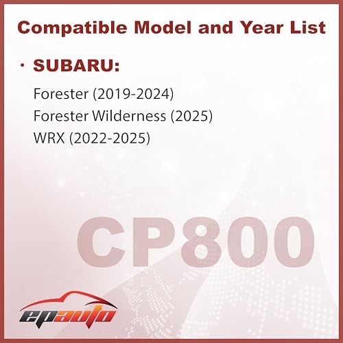 CP800 (72880-FL000) Cabin Air Filter includes Activated Carbon, Replacement