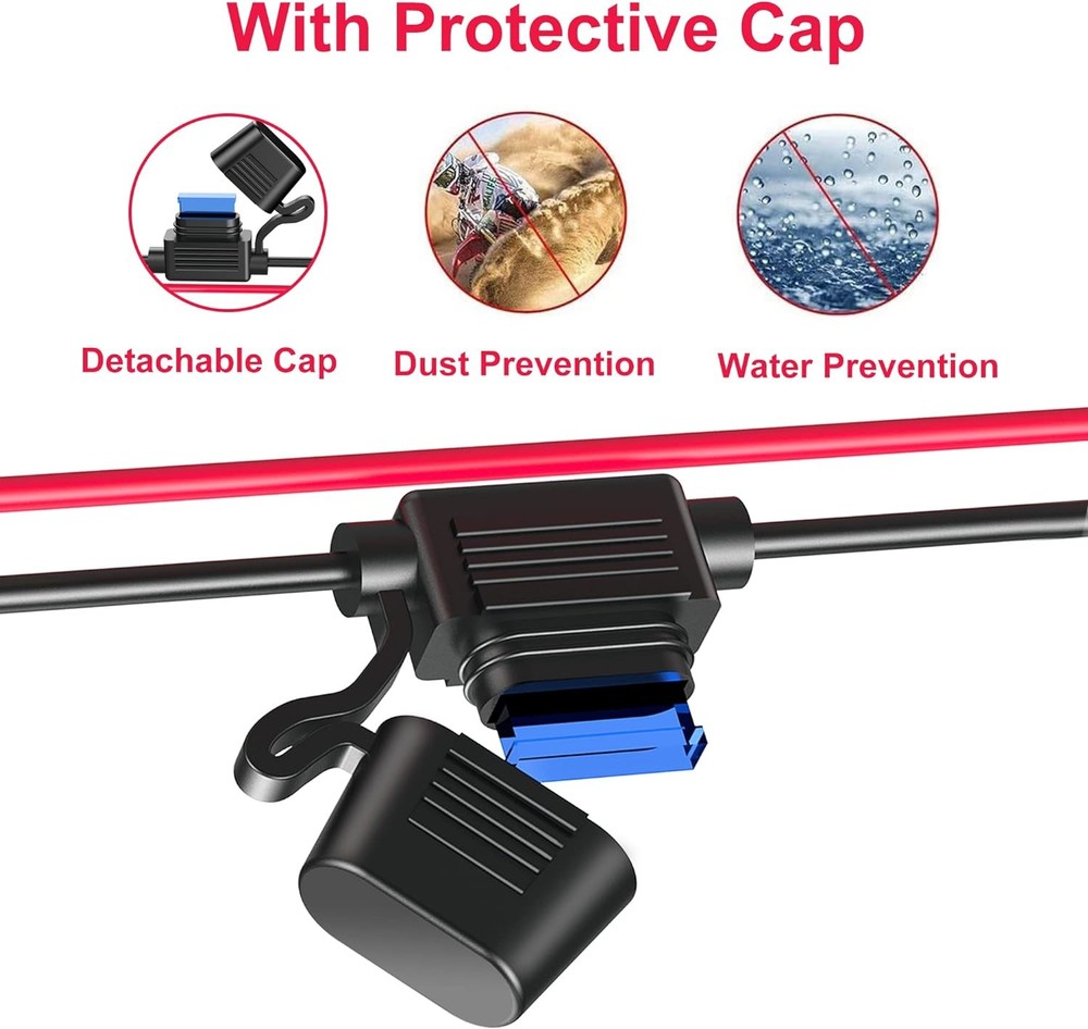 12V Cigarette Lighter Socket Splitter, 200W 3 Multi Port Car Black