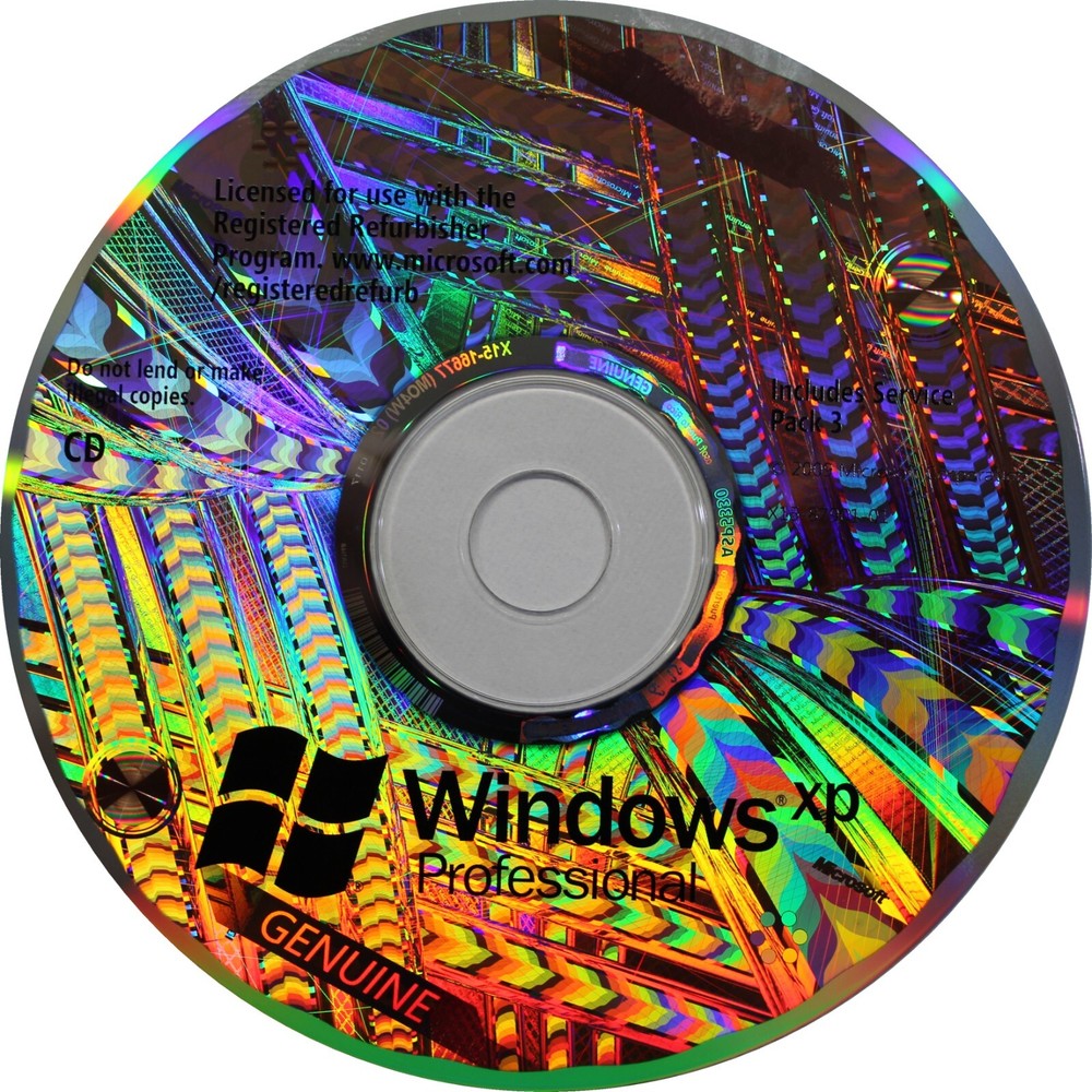 Windows XP Professional - Includes SP3 - For Refurbished PCs ,NO PRODUCT KEY.