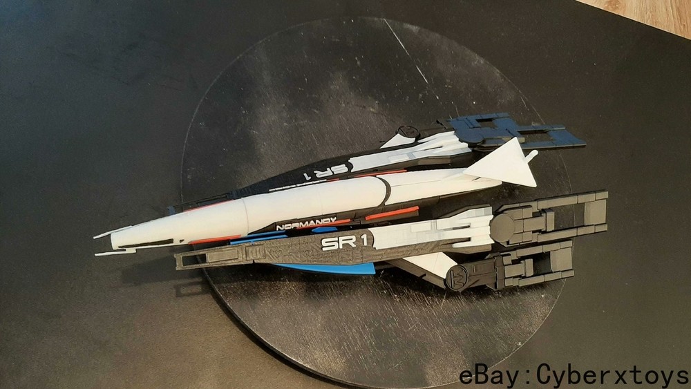 MASS EFFECT SSV Normandy SR1 Spaceship Painted Model 3D Print