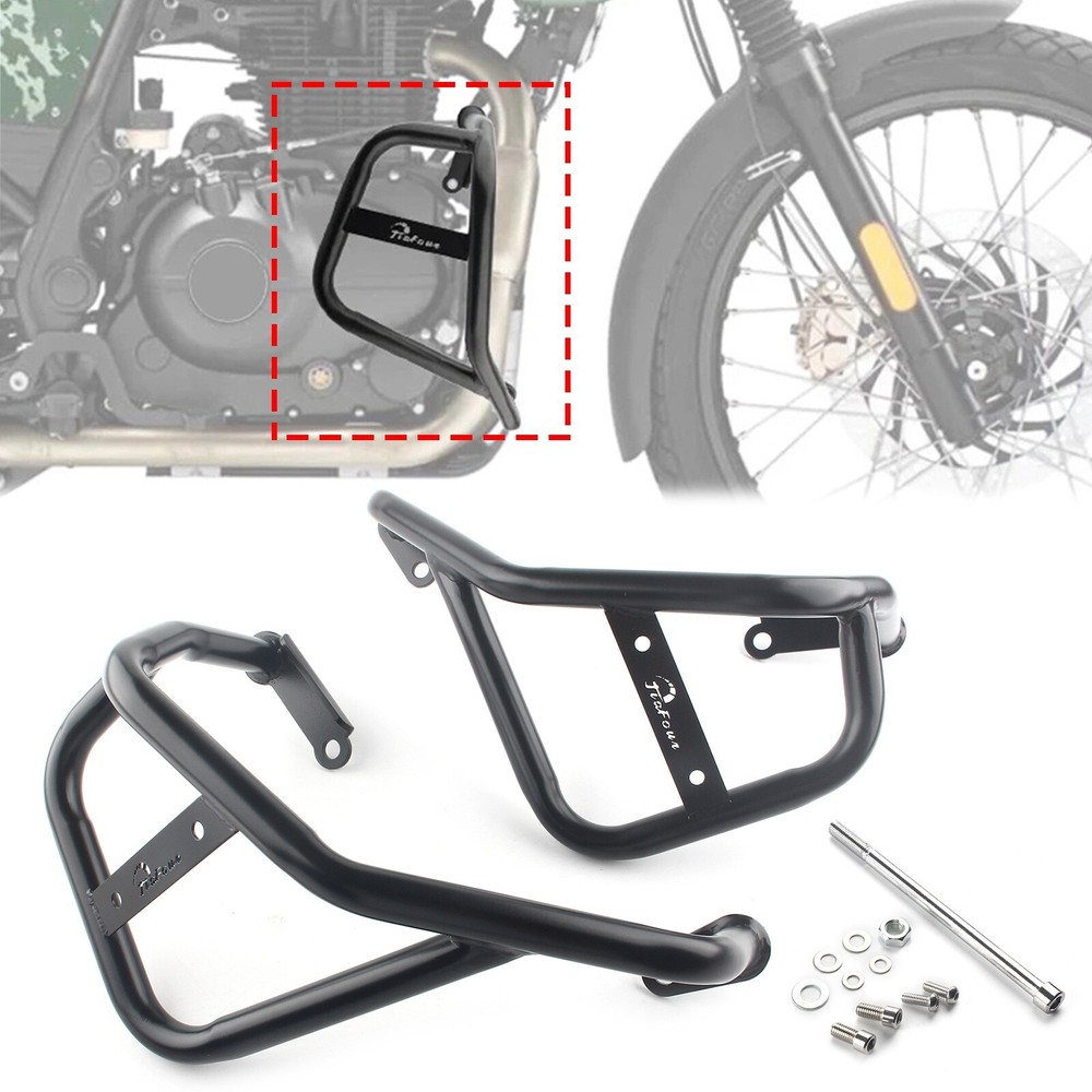 2×Fit For Himalayan 2018-2023 Engine Frame Protector Guard Rail Crash Bar Bumper