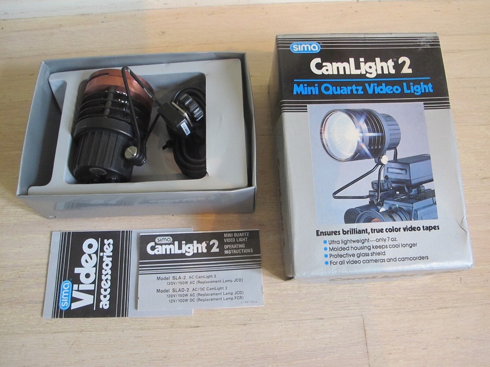 Sima CamLight 2 Mini Quartz Video Camera Lighting