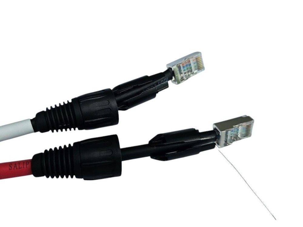 2 Channel CAT5e Snake Tactical Shielded Neutrik Ethercon Digital Audio Cable.