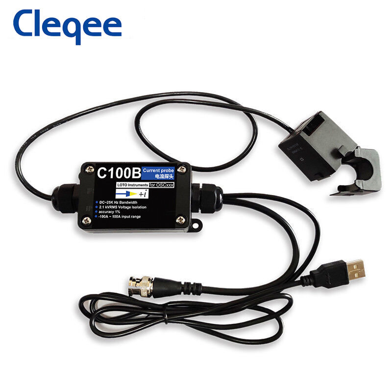 Clamp-on Current Probe Open-close Transformer 10A~200A Current Detection