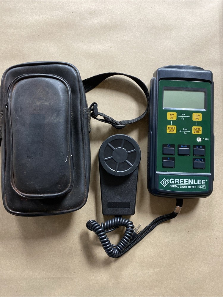 Greenlee Digital Light Meter 93-172 with Case