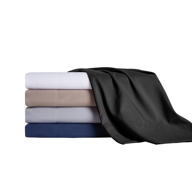Copper Infused Microfiber Queen Sheet Set Antimicrobial Cooling Soft Easy Care