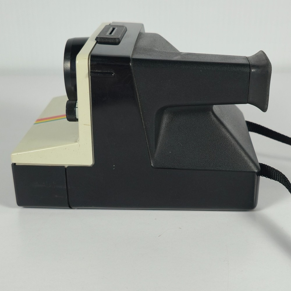 Vintage Polaroid One Step Land Camera Instant Camera Rainbow Stripe Untested