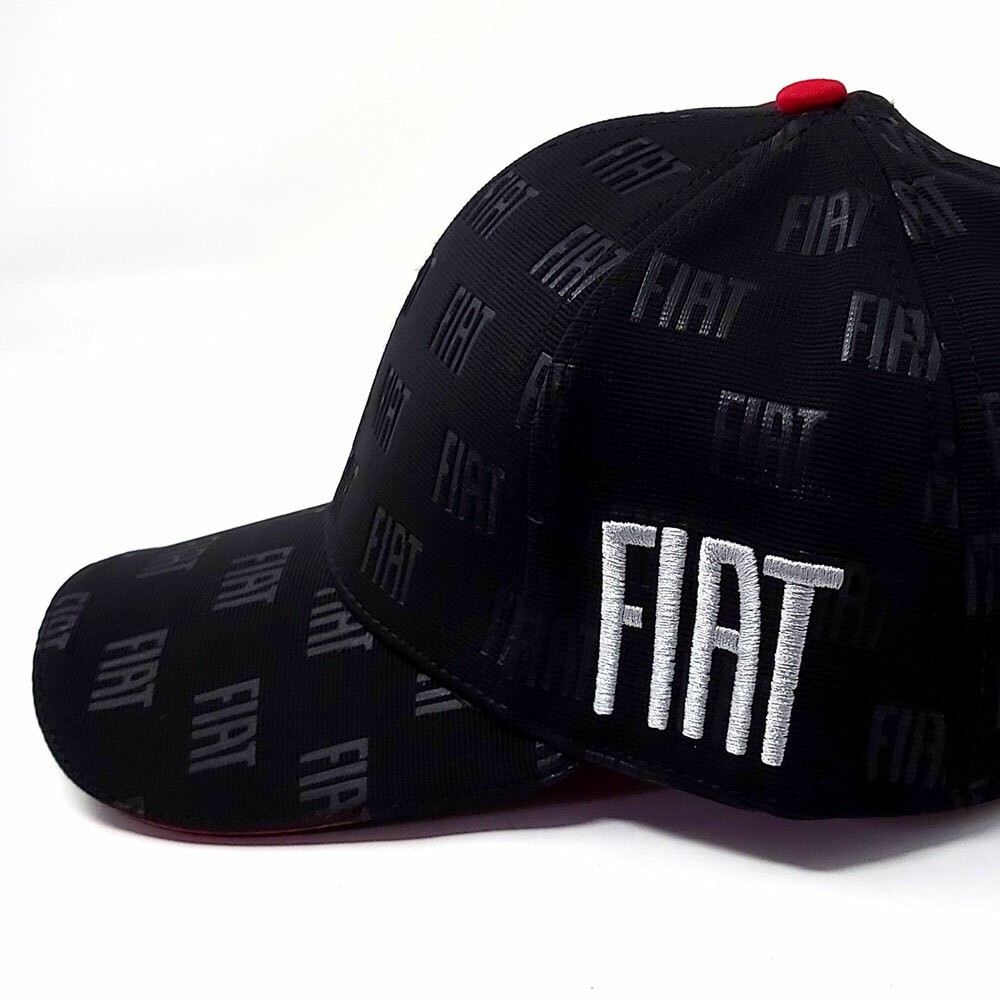Fiat Black Curved Brim Hat