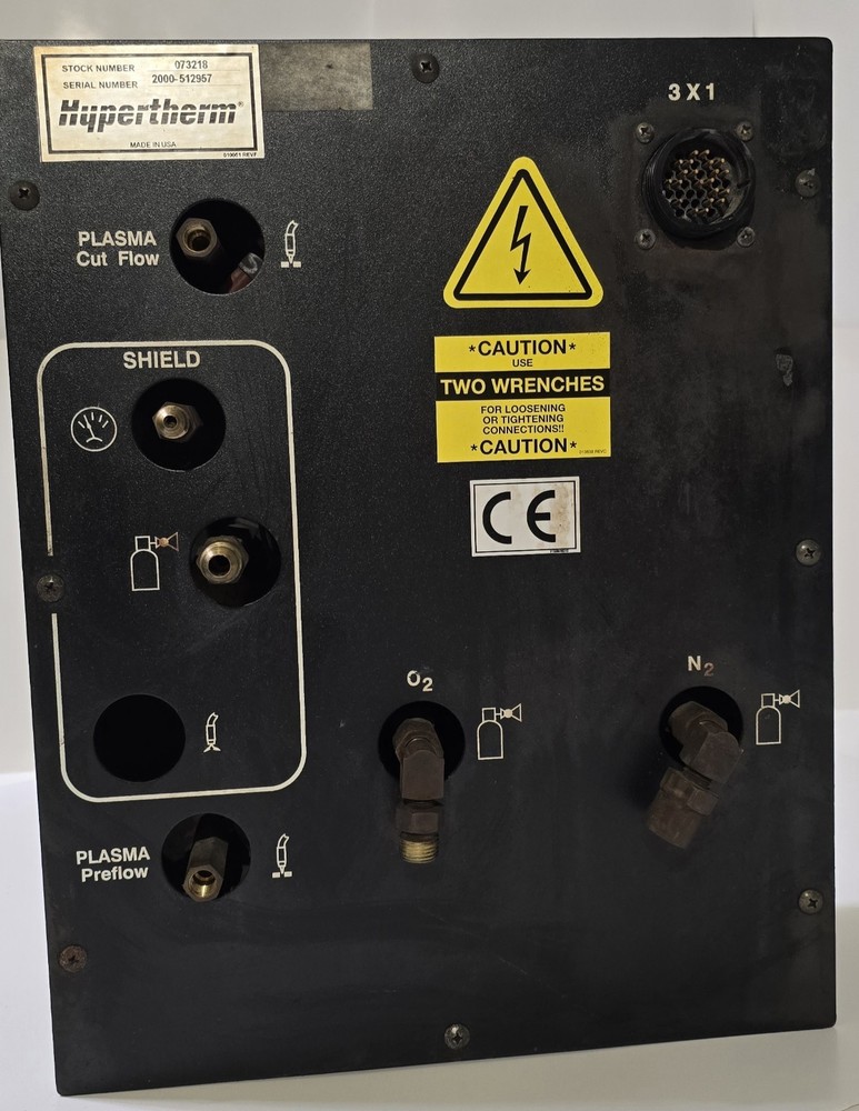 Hypertherm 073068 HySpeed HT2000 Gas Console & 053019 Handheld Pendant