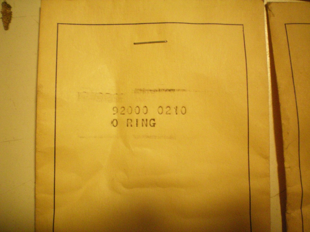 JABSCO QUANTITY FIVE OF #92000-0210 O RINGS, FREE FREIGHT