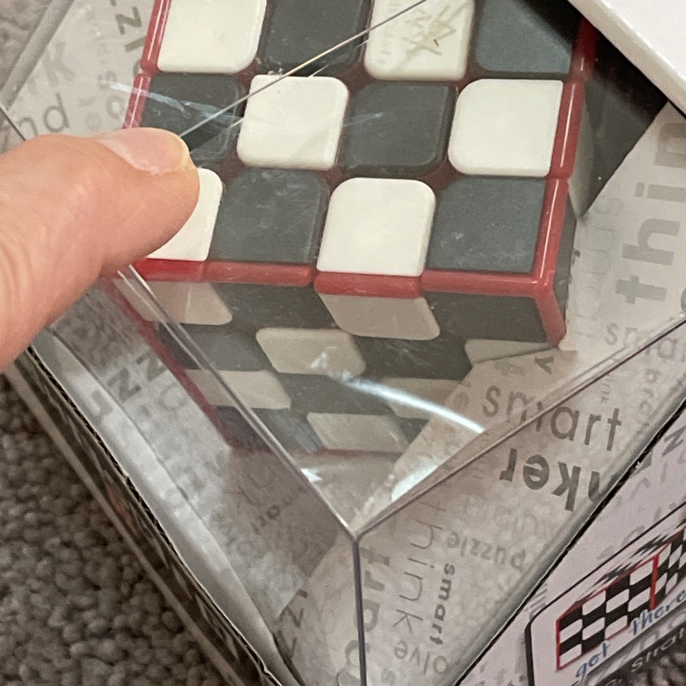 MEFFERT’S CHECKER CUBE SIMILAR TO RUBIK’S CUBE -NIP