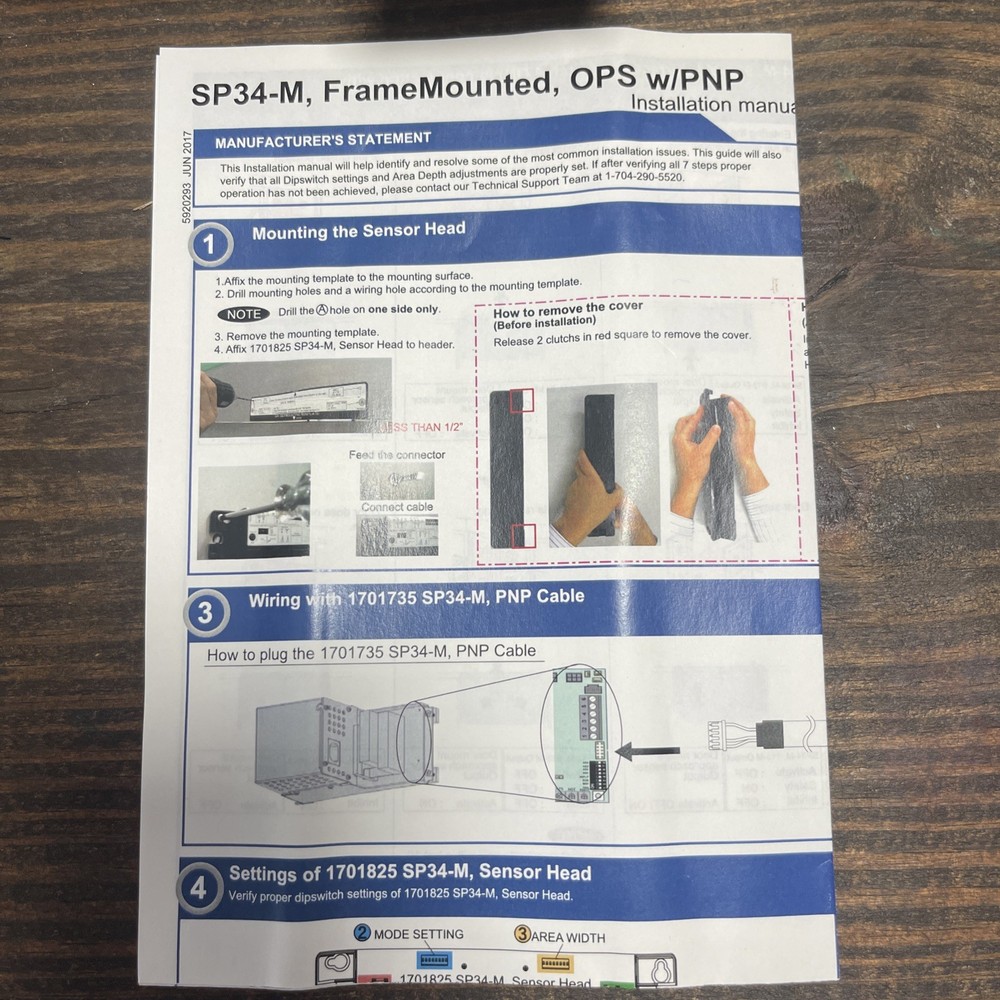 SP 34 Frame Mounted OPS W/PNP