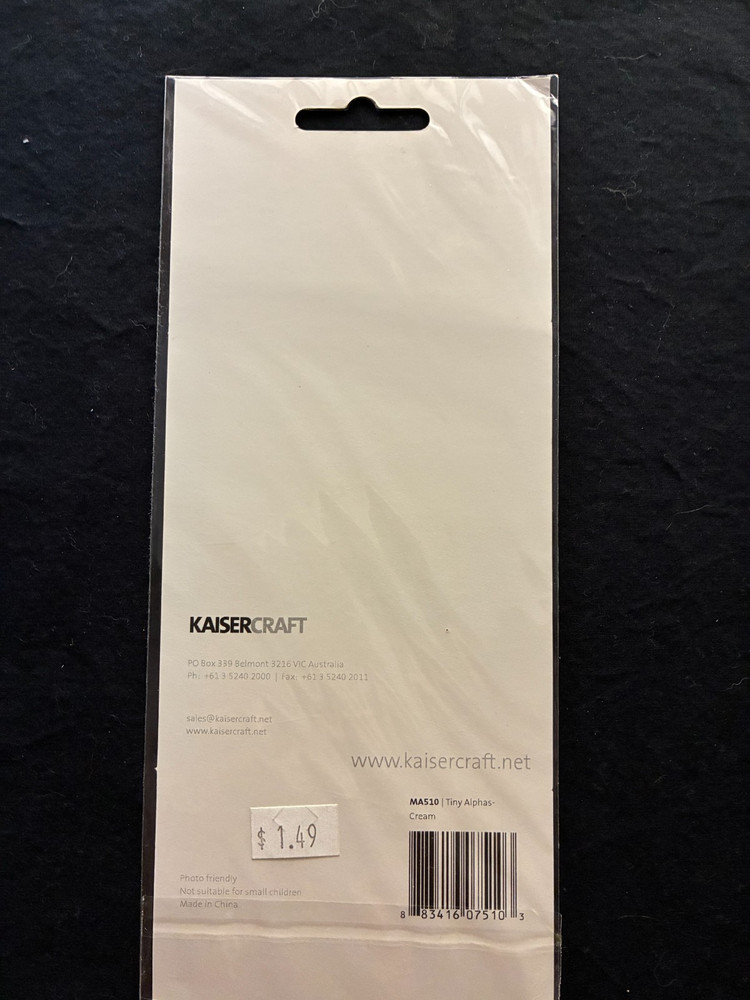 ASSORTED MINI ALPHABET STICKERS