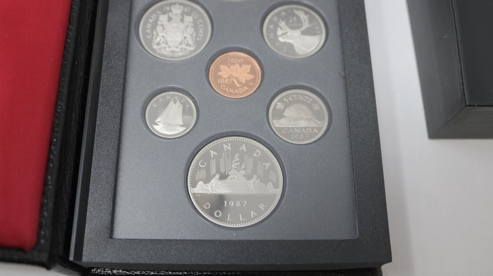 1987 CANADA 7 PC DOUBLE DOLLAR PROOF