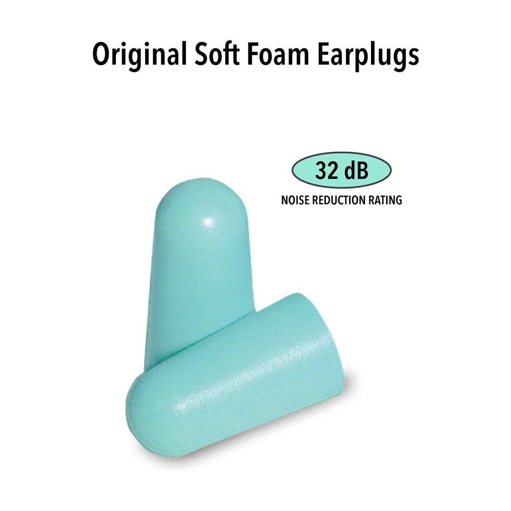 Mack's Original Soft Foam Earplugs, 50 Pair, Comfortable Ear Plugs