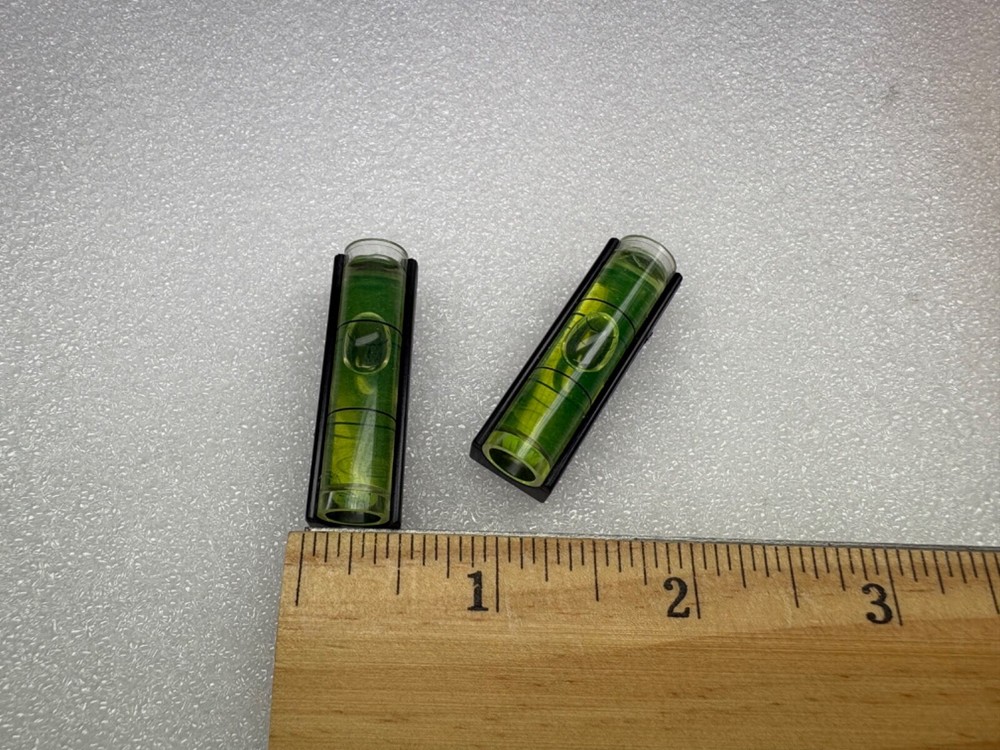 Mechanical Clock Bubble Level Set of 2