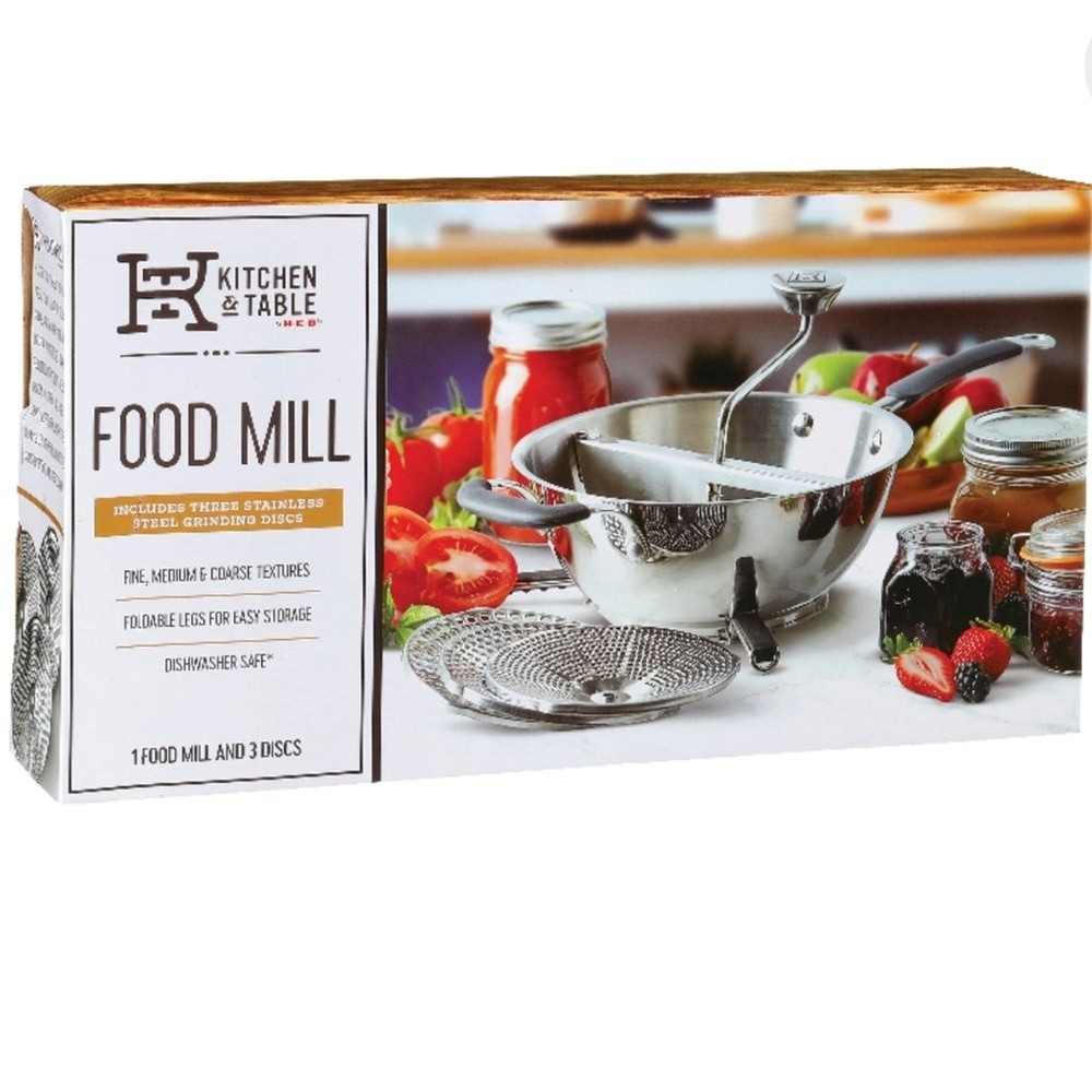 Kitchen & Table by H-E-B Stainless Steel Food Mill