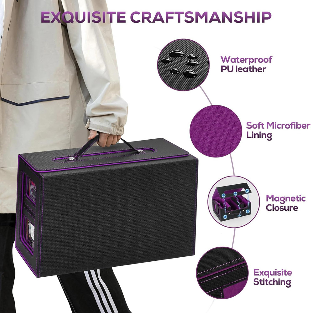 Trading Card Storage Box for MTG MTG Commander Deck Boxmulti-Purpose Deck Case