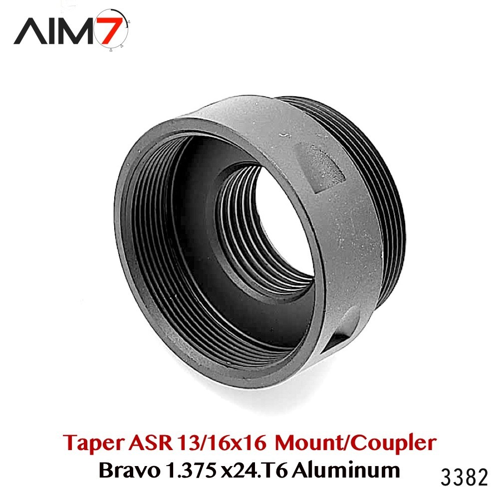 AIM7 TRI-CORE MATRA Light Muzzle Brake Linear Comp 6" 223/308/9mm/30CAL