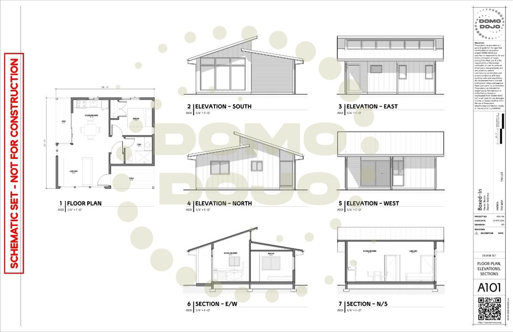 Boxed-In ADU Plans – PDF Downloadable Blueprint