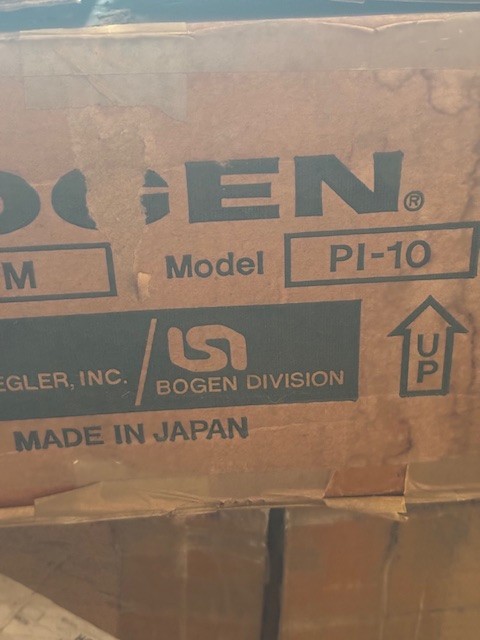 PI-10 BOGEN INTERCOM MASTER UNIT NEW SURPLUS