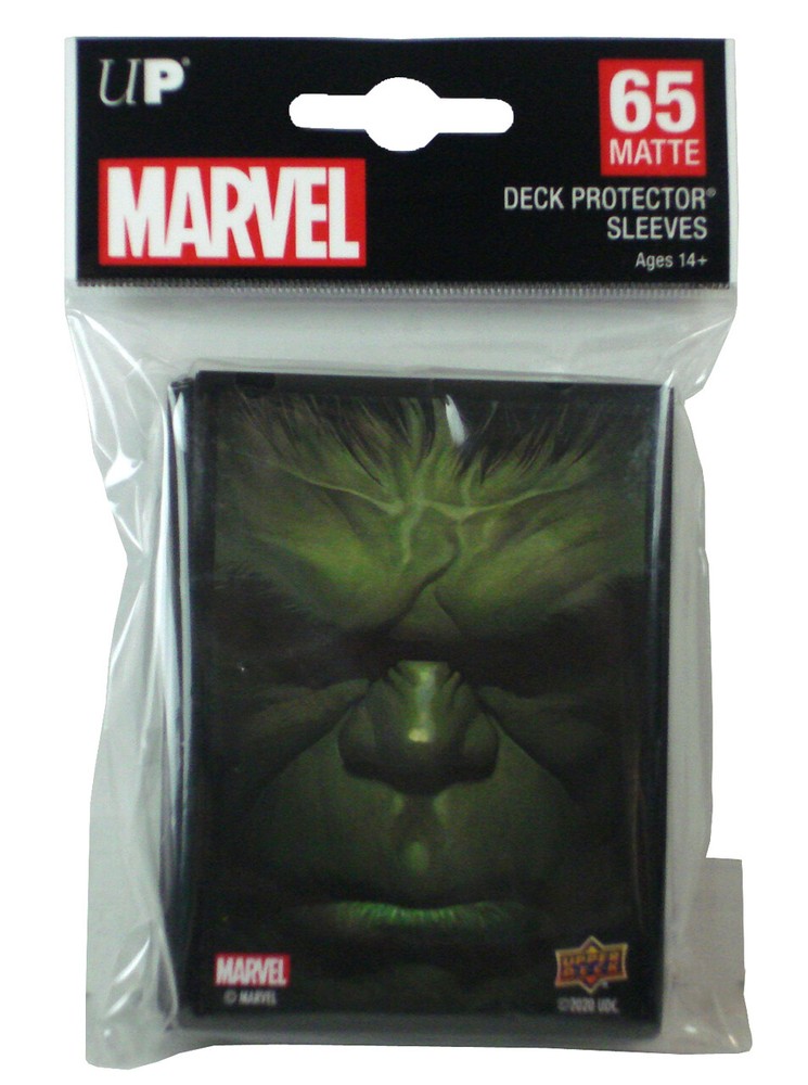 Upper Deck Marvel Deck Protector Collectible Card Sleeves Hulk 65 Count New
