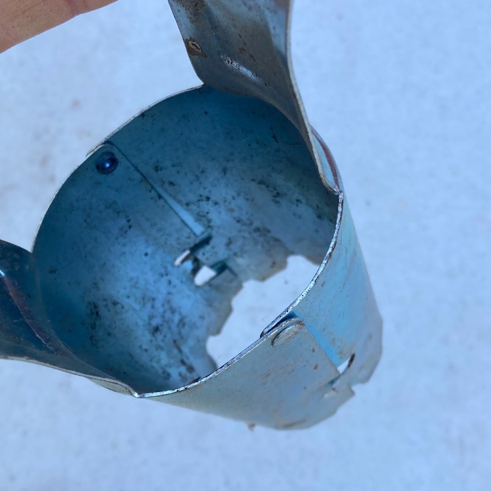 BLUE HAWK STEEL BULB PLANTER 4" 10cm