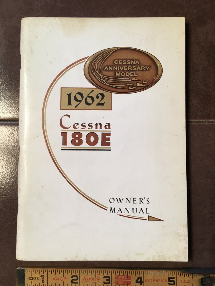 1962 Cessna 180E Owner's Manual