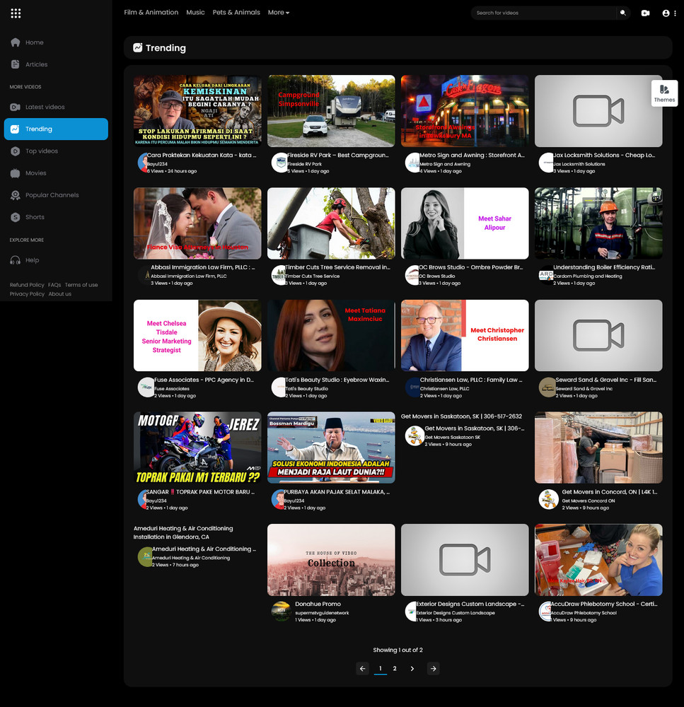 FreeTube - Ultimate PHP Video CMS Website | Video Sharing Platform | Streaming