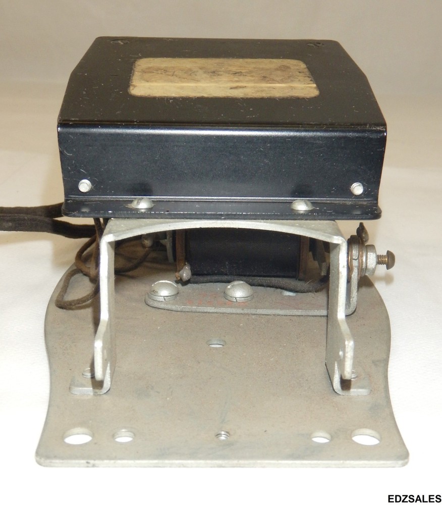 Vintage Black Handset Internal Telephone Components