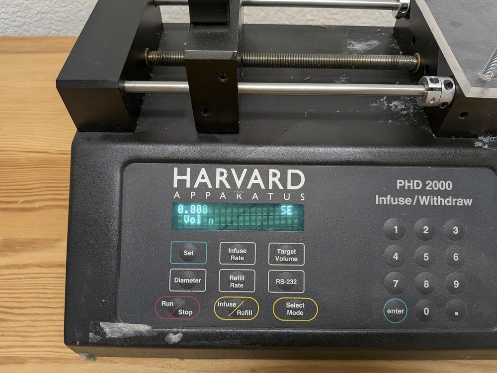 Harvard Apparatus PHD 2000 Programable Infuse/Withdraw Dual-Syringe Pump 71-2001