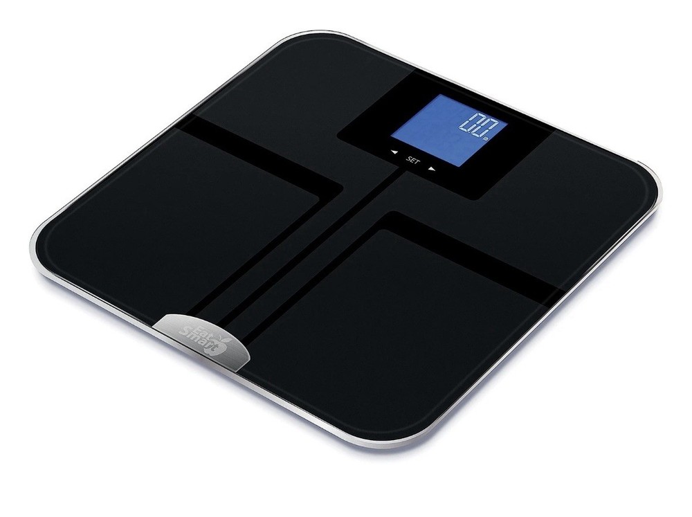 Eat Smart Digital Body Fat Scale with Auto Recognition Technology, Black