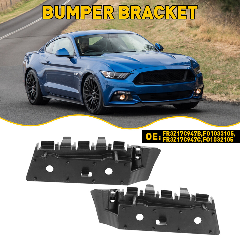 Bumper Support Bracket Fit For 2015-2017 Ford Mustang Set of 2 Front Left &Right